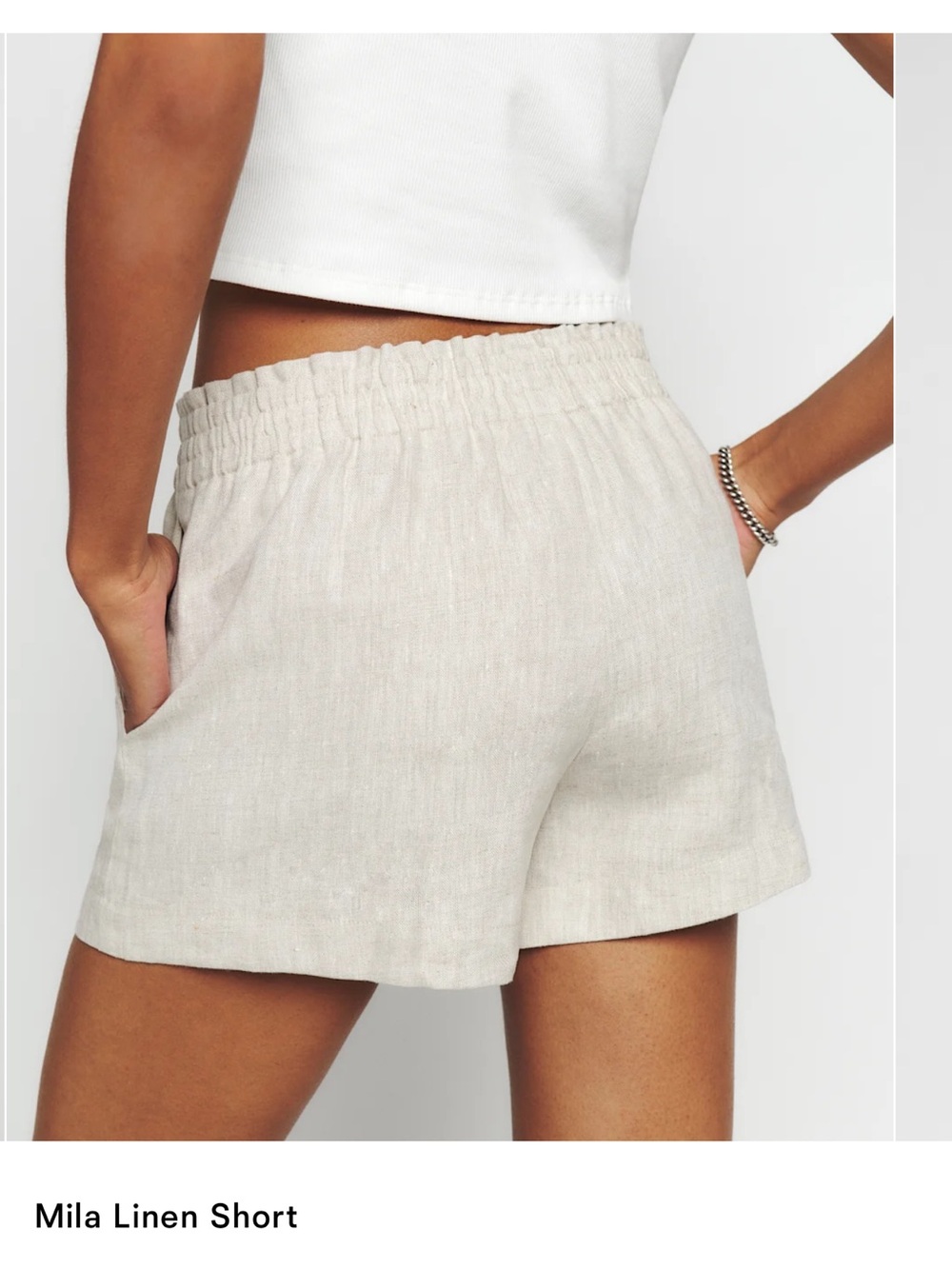 Reformation Mila Linen Shorts - Picture 3 of 6